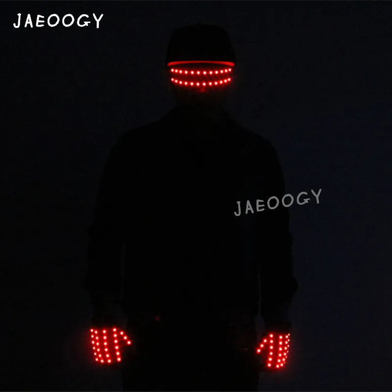 LED Glowing Gloves with Fluorescent Show - GlowStreet