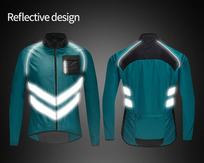 Reflective Windproof Jacket - GlowStreet