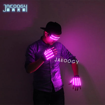 LED Glowing Gloves with Fluorescent Show - GlowStreet