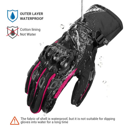 Motorbike Riding Gloves Reflective - GlowStreet