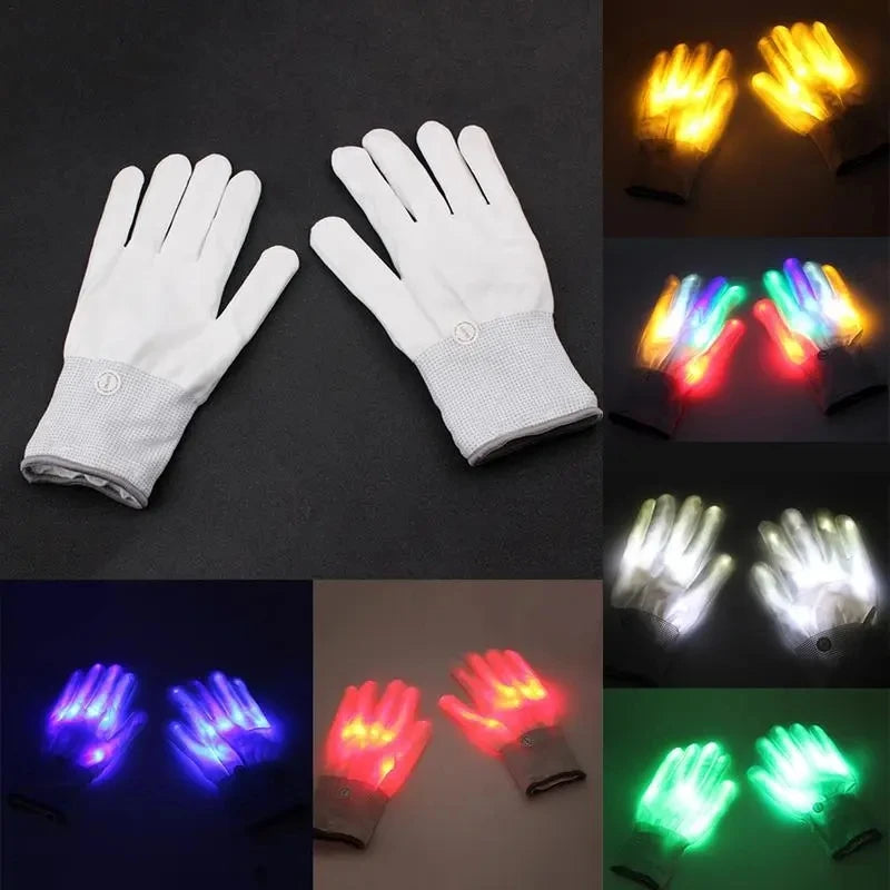 LED Gloves Neon Guantes Glowing - GlowStreet