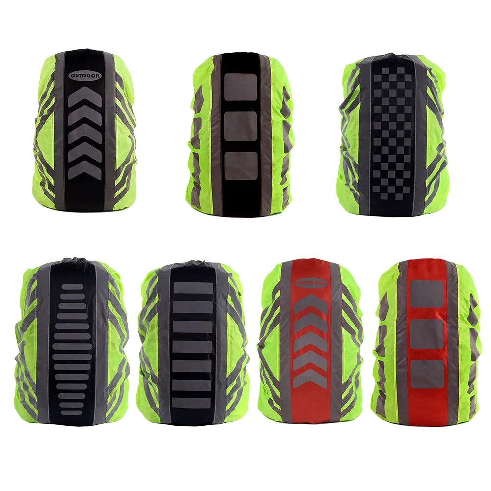 Rainproof Reflective Backpack Cover - GlowStreet
