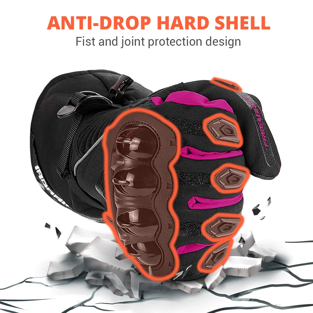 Motorbike Riding Gloves Reflective - GlowStreet