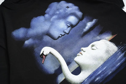 Swan Face Reflection Shirt - GlowStreet
