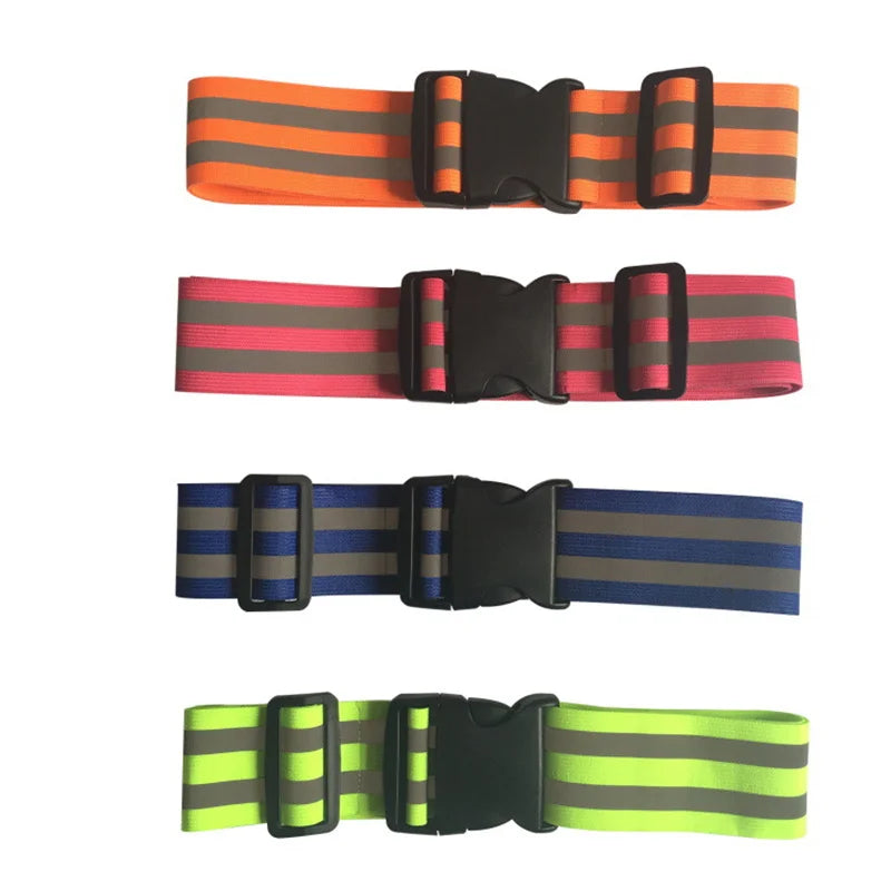 Adjustable Elastic Belt Reflective Safety Belt - GlowStreet