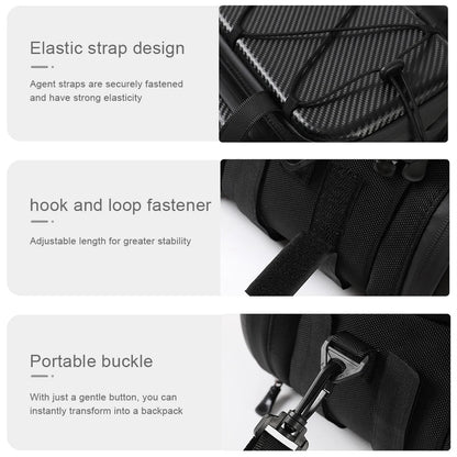 Rear Rack Bag Reflective Pannier - GlowStreet