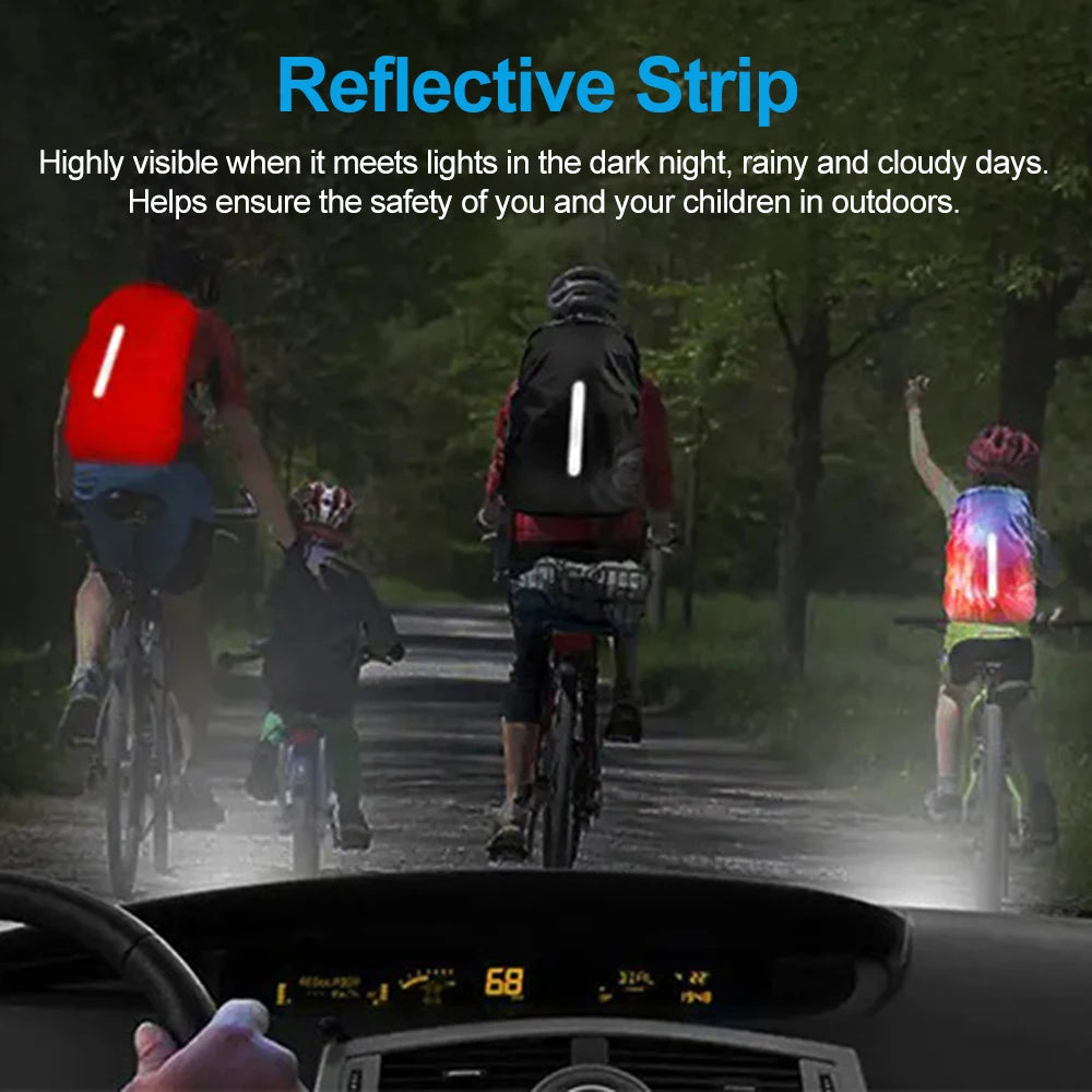 Reflective Waterproof Backpack Rain Cover - GlowStreet