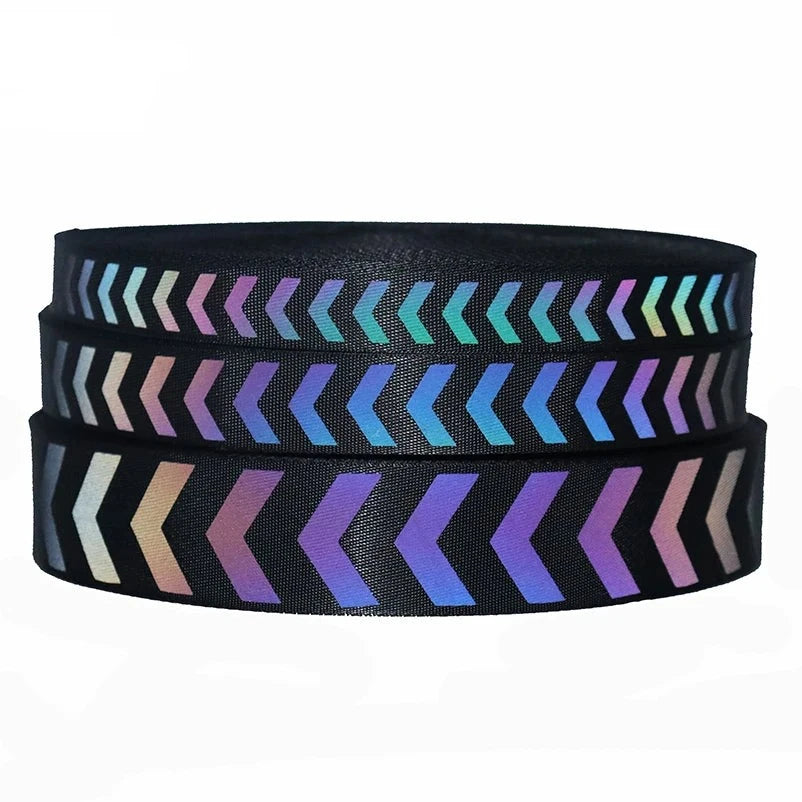 Rainbow Reflective Webbing - GlowStreet
