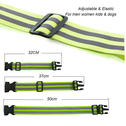 Adjustable Elastic Safety Reflective Belt - GlowStreet