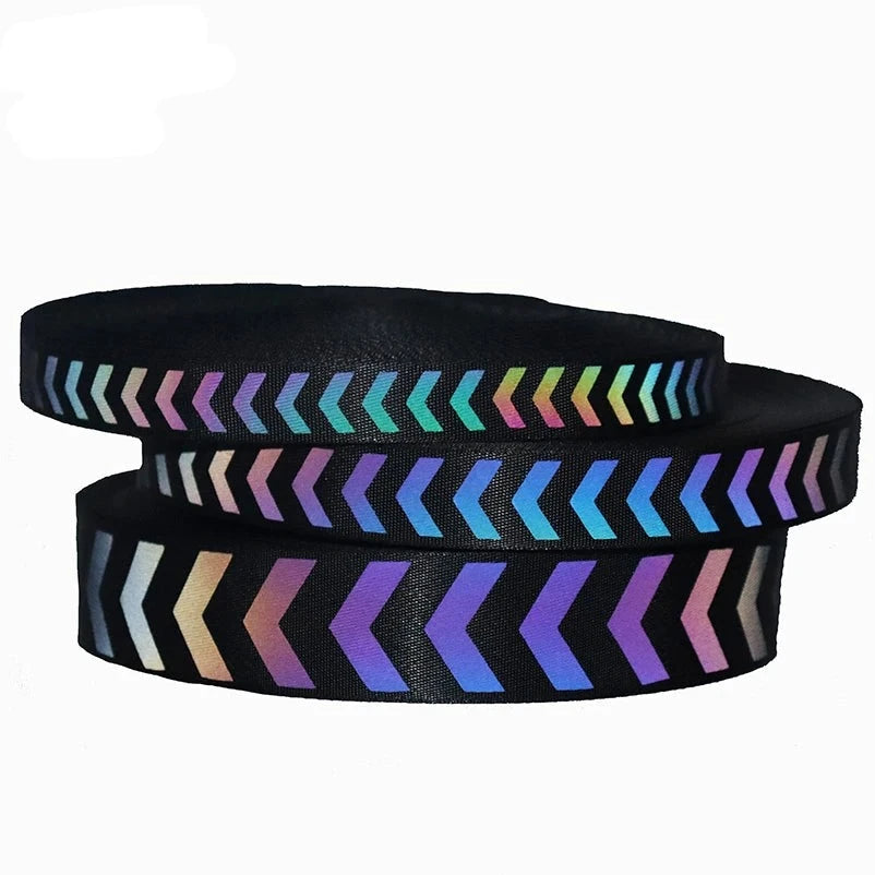 Rainbow Reflective Webbing - GlowStreet