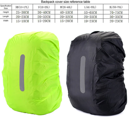 Reflective Waterproof Backpack Rain Cover - GlowStreet